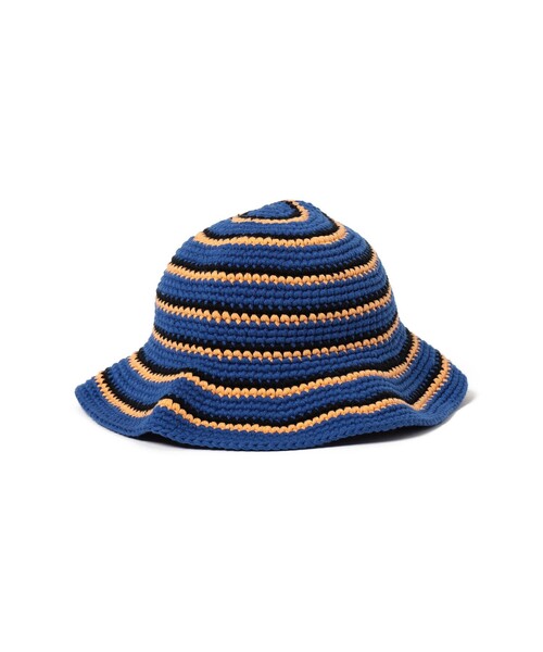 B:MING by BEAMS(ビーミングバイビームス)の「クロシェ ハット(ハット・キッズ・ブルー/パープル・ONE SIZE)」の3枚目の写真