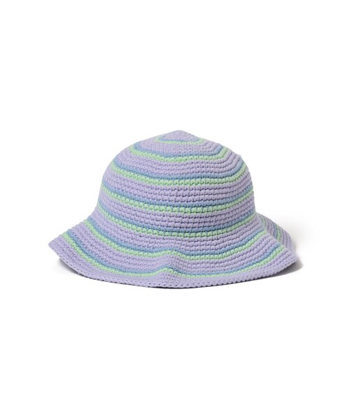 B:MING by BEAMS(ビーミングバイビームス)の「クロシェ ハット(ハット・キッズ・ブルー/パープル・ONE SIZE)」の5枚目の写真