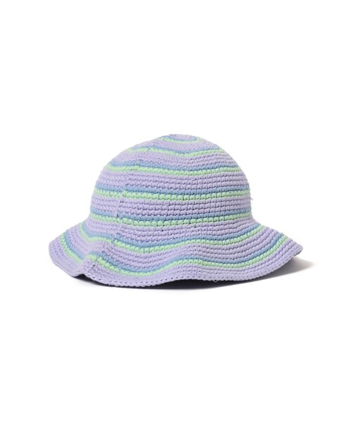 B:MING by BEAMS(ビーミングバイビームス)の「クロシェ ハット(ハット・キッズ・ブルー/パープル・ONE SIZE)」の6枚目の写真