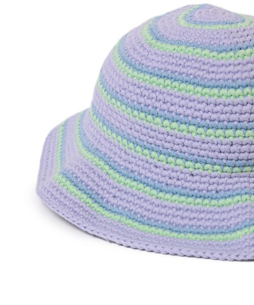 B:MING by BEAMS(ビーミングバイビームス)の「クロシェ ハット(ハット・キッズ・ブルー/パープル・ONE SIZE)」の7枚目の写真