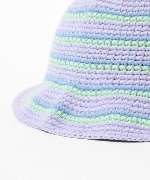 B:MING by BEAMS(ビーミングバイビームス)の「クロシェ ハット(ハット・キッズ・ブルー/パープル・ONE SIZE)」の14枚目の写真