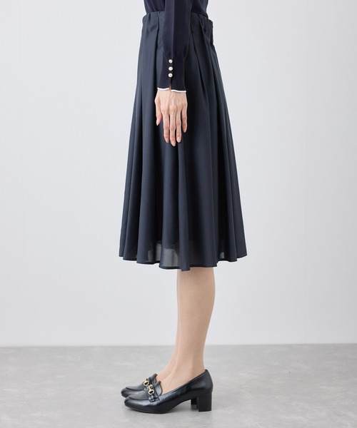 ROPE' PICNIC(ロペピクニック)の「着丈が選べるギャザースカート(スカート・レディース・ネイビー/キナリ/ピンク・T38/38)」の18枚目の写真