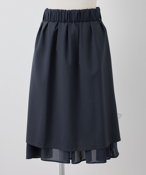 ROPE' PICNIC(ロペピクニック)の「着丈が選べるギャザースカート(スカート・レディース・ネイビー/キナリ/ピンク・T38/38)」の10枚目の写真