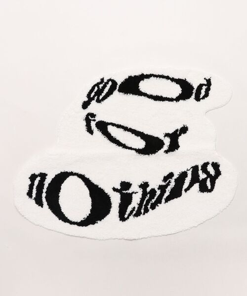 【Jayne K/ジェーン ケー】good for nothing mat/フロッキー加工デザインマット（ラグ/マット）｜Jayne K（ジェーンケー） 6,400円