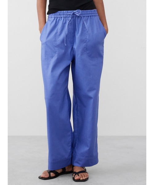 BANANA REPUBLIC FACTORY STORE(バナナリパブリック ファクトリーストア)の「BANANA REPUBLIC FACTORY STORE リネンブレンドプルオンストレートパンツ(その他パンツ・レディース・ブルー/ネイビー/ホワイト系その他/ベージュ/その他/ピンク・M/S/L/XS)」の5枚目の写真