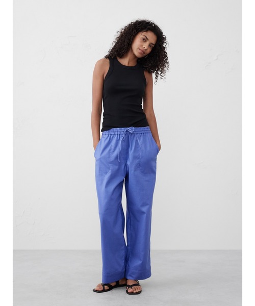 BANANA REPUBLIC FACTORY STORE(バナナリパブリック ファクトリーストア)の「BANANA REPUBLIC FACTORY STORE リネンブレンドプルオンストレートパンツ(その他パンツ・レディース・ブルー/ネイビー/ホワイト系その他/ベージュ/その他/ピンク・M/S/L/XS)」の8枚目の写真