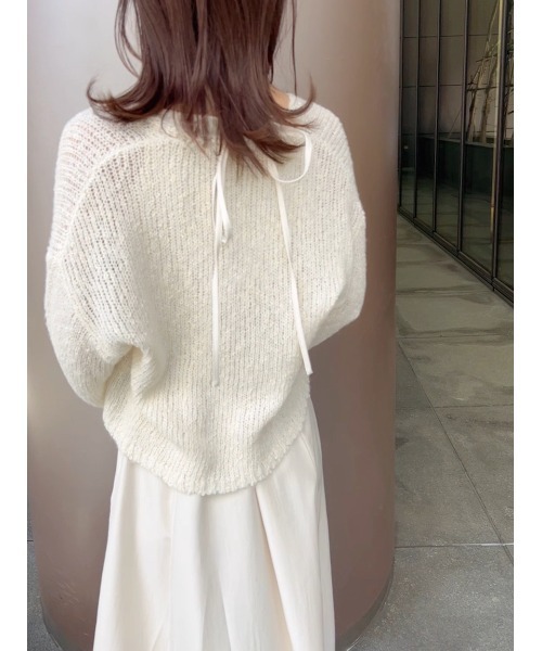 セール】スラブニットセットシアーワンピース（ワンピース