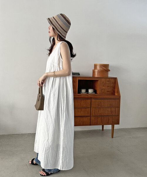 DISCOAT（ディスコート）の「ボーダーサーモハット（ハット・レディース・ベージュ/ブラック・FREE）」の18枚目の写真