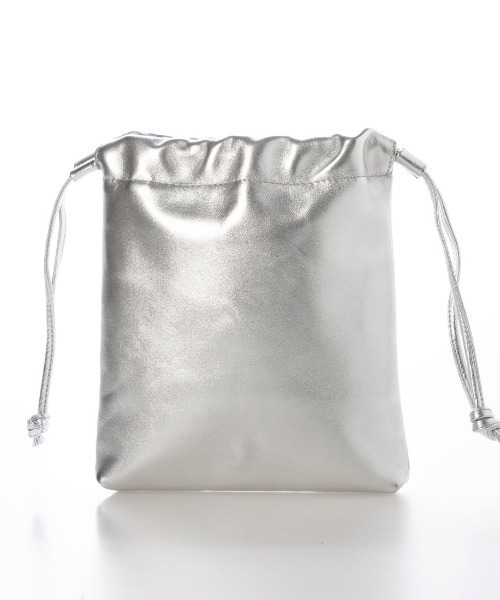 perche(ペルケ)の「ペルケ perche / 牛革スタッズ・パラコード2wayドロストショルダー(ショルダーバッグ・レディース・イエロー/シルバー/ブラック・FREE)」の6枚目の写真