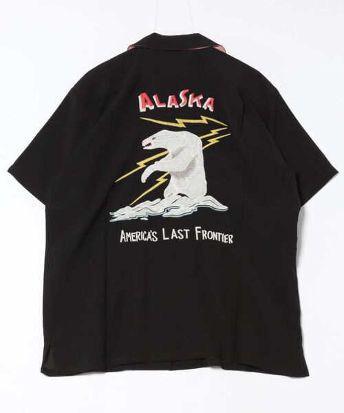 ブラウス シャツ HOUSTON / SOUVENIR SHIRT（ALASKA） / 41183 レディース メンズ セール】HOUSTON / SOUVENIR SHIRT（ALASKA） / 41183（シャツ