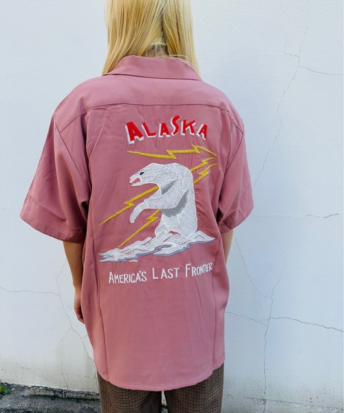 セール】HOUSTON / SOUVENIR SHIRT（ALASKA） / 41183（シャツ
