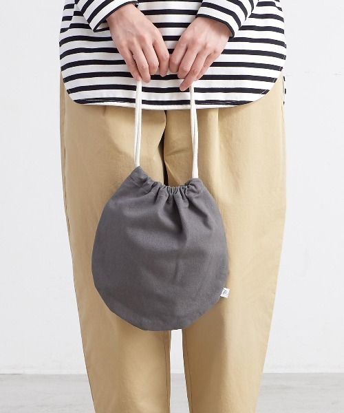 雑貨 Putos様 pouto / ポウト 】キャンバスサークルドローストリングバッグ