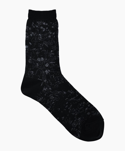 LAD MUSICIAN（ラッドミュージシャン）の「SMALL FLOWER SOCKS（ソックス/靴下・メンズ・ダークネイビー/チャコール/ブラック系/ブラック系1・FREE）」の5枚目の写真