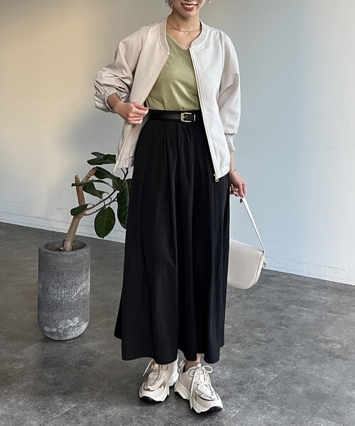 Chez toi(シェトワ)の「前後2WAYラメタンク(キャミソール・レディース・ブラック/オフホワイト/ライトグレー/グリーン・FREE)」の21枚目の写真