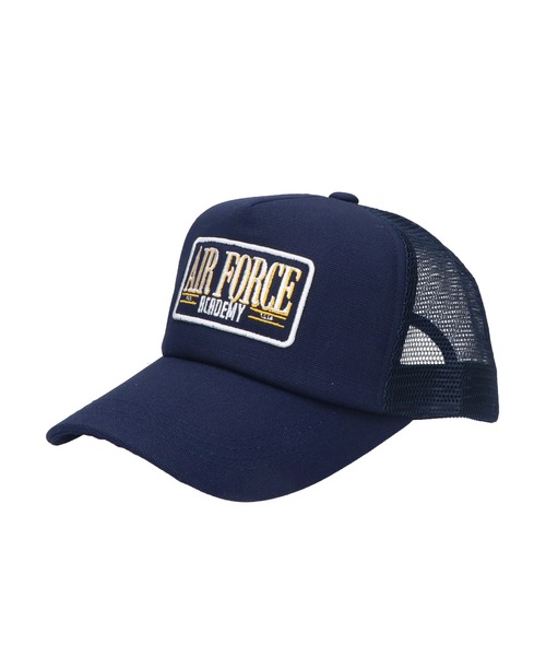 MAISON mou(メゾンムー)の「【AVIREX/アヴィレックス】AX EX AIRFORCE CANVAS MESHCAP キャンバスメッシュキャップ(キャップ・レディース・ブラック/ネイビー/ホワイト・FREE)」の3枚目の写真