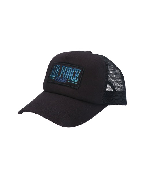 MAISON mou(メゾンムー)の「【AVIREX/アヴィレックス】AX EX AIRFORCE CANVAS MESHCAP キャンバスメッシュキャップ(キャップ・レディース・ブラック/ネイビー/ホワイト・FREE)」の1枚目の写真