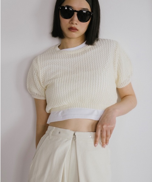 duei（デュイ）の「フロントホックデザインワイドパンツ（その他パンツ・レディース・アイボリー/ブラック・FREE）」の18枚目の写真