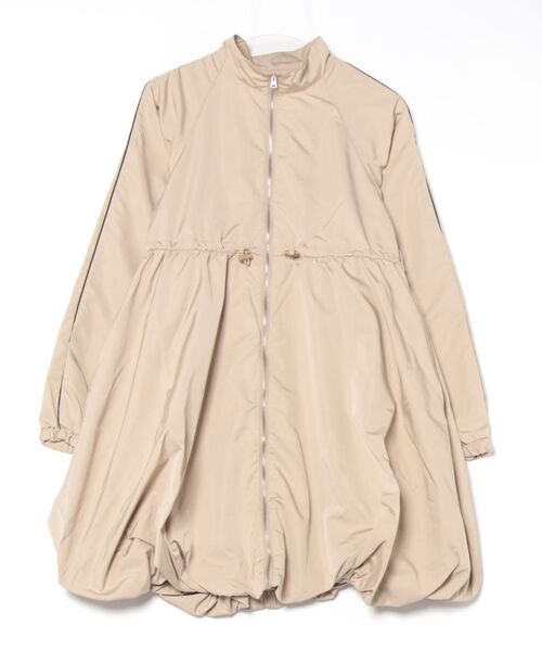 STYLEBLOCK（スタイルブロック）の「TNタフタトラックバルーンミニワンピース（ワンピース・レディース・ベージュ/ホワイト系その他/カーキ/チャコールグレー・M）」の4枚目の写真