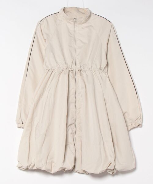 STYLEBLOCK（スタイルブロック）の「TNタフタトラックバルーンミニワンピース（ワンピース・レディース・ベージュ/ホワイト系その他/カーキ/チャコールグレー・M）」の3枚目の写真