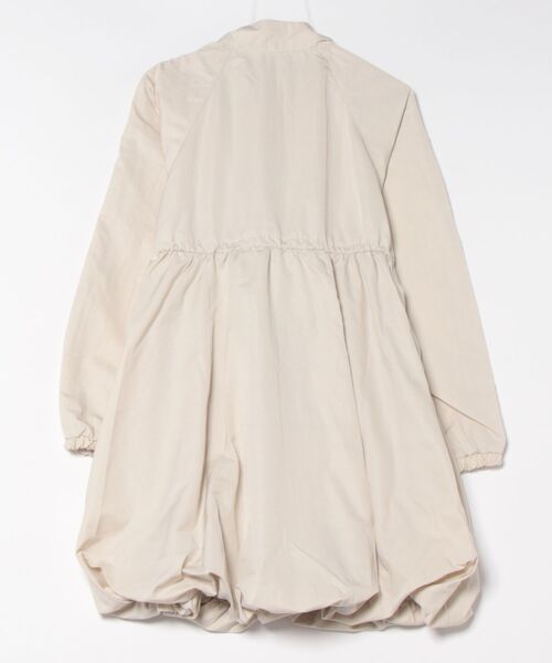 STYLEBLOCK（スタイルブロック）の「TNタフタトラックバルーンミニワンピース（ワンピース・レディース・ベージュ/ホワイト系その他/カーキ/チャコールグレー・M）」の9枚目の写真