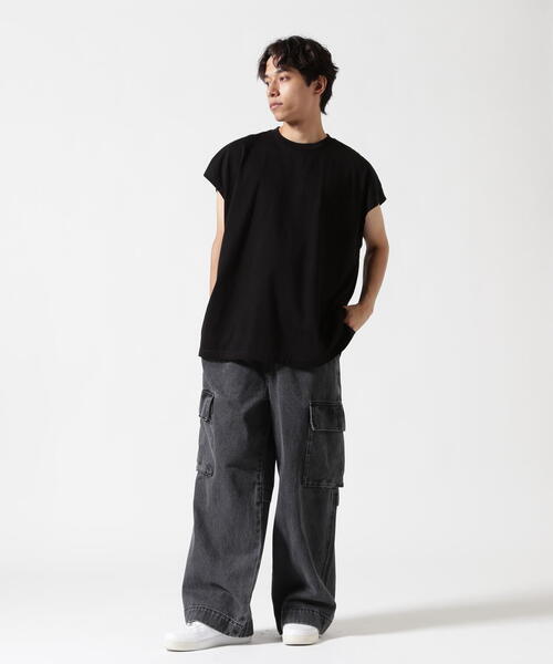 BEAVER（ビーバー）の「B omnivore/ビーオムニボー　DENIM CARGO PANTS（デニムパンツ・メンズ・ブルー/その他4/グレー/ブラック・L/S/M）」の22枚目の写真