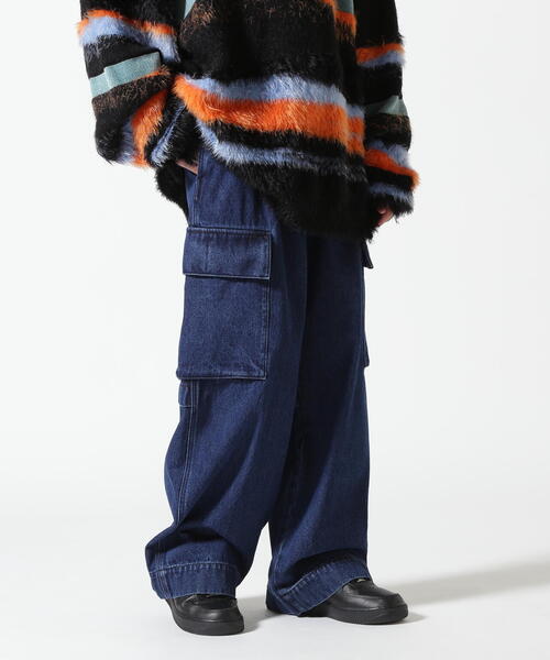 BEAVER（ビーバー）の「B omnivore/ビーオムニボー　DENIM CARGO PANTS（デニムパンツ・メンズ・ブルー/その他4/グレー/ブラック・L/S/M）」の6枚目の写真