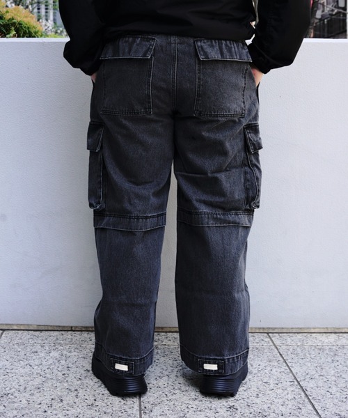 BEAVER（ビーバー）の「B omnivore/ビーオムニボー　DENIM CARGO PANTS（デニムパンツ・メンズ・ブルー/その他4/グレー/ブラック・L/S/M）」の14枚目の写真
