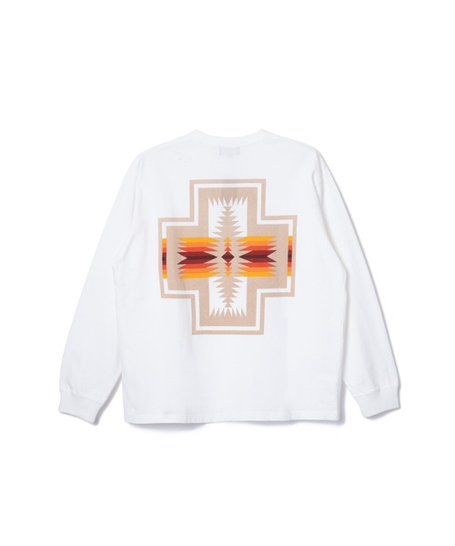 PENDLETON（ペンドルトン）の「バックプリントLS ティ（UNISEX)（Tシャツ/カットソー・メンズ・ピンク/ホワイト系その他2/ブラック系その他2・X-LARGE/LARGE/MEDIUM/SMALL）」の2枚目の写真