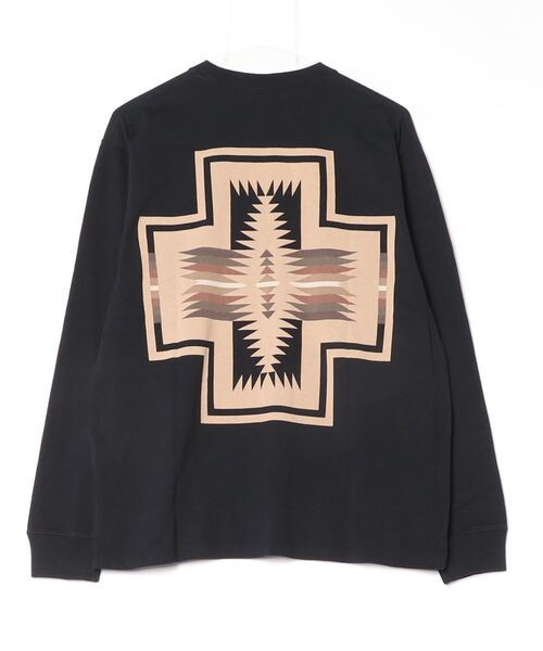 PENDLETON（ペンドルトン）の「バックプリントLS ティ（UNISEX)（Tシャツ/カットソー・メンズ・ピンク/ホワイト系その他2/ブラック系その他2・X-LARGE/LARGE/MEDIUM/SMALL）」の3枚目の写真