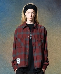 glamb(O)Short Check Shirt / V[g`FbNVc(Vc/uEX)