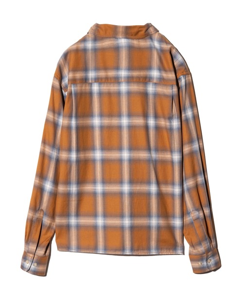 glamb(グラム)の「Short Check Shirt / ショートチェックシャツ(シャツ/ブラウス・メンズ・ブルー/レッド/オレンジ・S/M/L)」の17枚目の写真