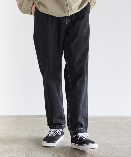 Dickies（ディッキーズ）の「Dickies TCツイルデニムテーパードイージーパンツ（その他パンツ・メンズ・ブラック系/チャコール/ブラック/カーキ/ベージュ/ブルー系・M/LL/L）」の19枚目の写真