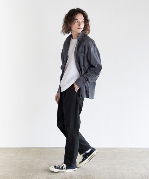 Dickies（ディッキーズ）の「Dickies TCツイルデニムテーパードイージーパンツ（その他パンツ・メンズ・ブラック系/チャコール/ブラック/カーキ/ベージュ/ブルー系・M/LL/L）」の17枚目の写真