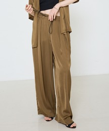 NOMINE | 【セットアップ着用可】ヴィンテージサテン ドロスト パンツ(その他パンツ)