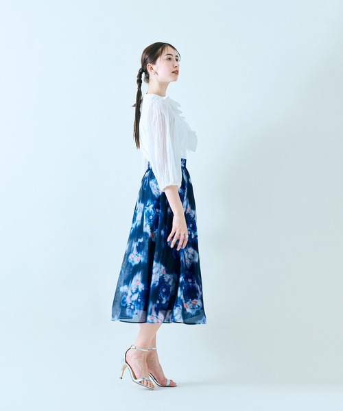 Audie a Muses オーガンジーティアードスカート 再販】シアーオーガンジーティアードスカート | SKIRT | anana