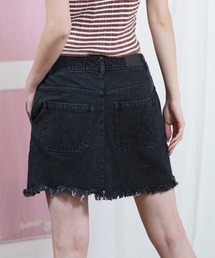 希少　ANN DEMEULEMEESTER　総柄　巻きスカート　パレオ　ブラック その他スカートの商品一覧｜ファッション通販のYAMADAYA STORE