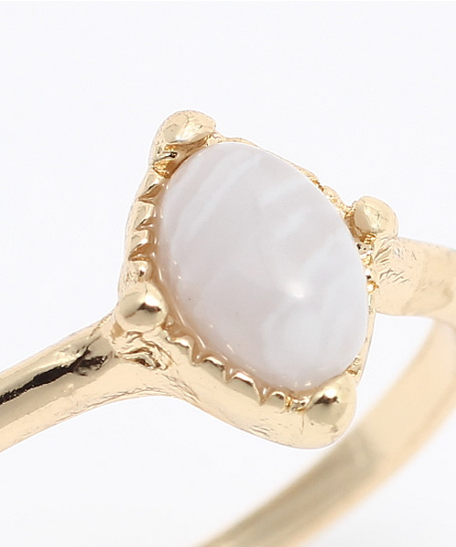 チャイハネ（チャイハネ）の「【チャイハネ】ワンストーンリング（リング・レディース・シルバー/ゴールド・FREE）」の5枚目の写真