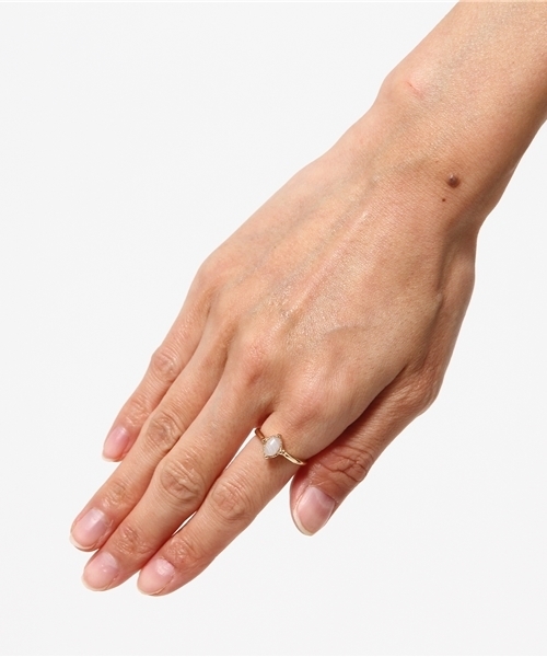 チャイハネ（チャイハネ）の「【チャイハネ】ワンストーンリング（リング・レディース・シルバー/ゴールド・FREE）」の3枚目の写真