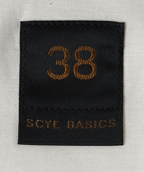 SCYE BASICS（サイベーシックス）の「＜SCYE BASICS＞  Cotton Pleated Trousers/コットン プリーツ トラウザーズ（その他パンツ・メンズ・ネイビー/ベージュ・40/38/36）」の15枚目の写真