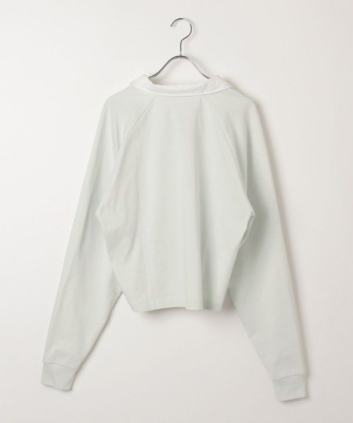 HEREIAM(ヘレイアム)の「【HEREIAM】吸水速乾&接触冷感/スキッパーラガーシャツ(Tシャツ/カットソー・レディース・ブラック/ライトグレー・FREE)」の16枚目の写真