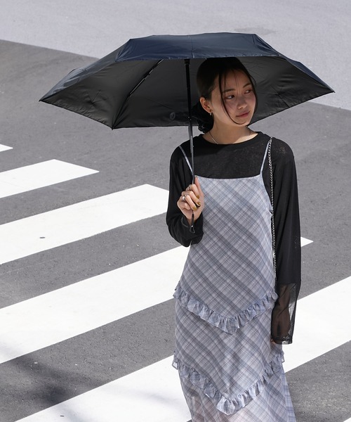 フォクシー　カタログ掲載　麻混　折りたたみ　日傘 COGIT（コジット） サンブロックラボ 日傘 レース 折りたたみ 軽量 【8