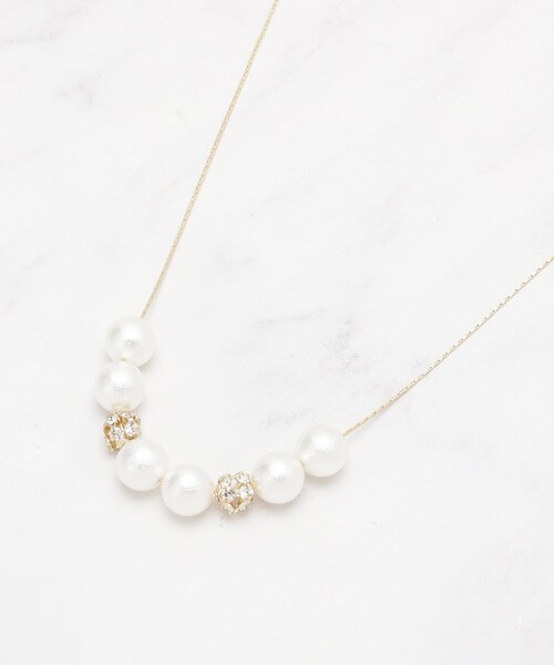 SHOO・LA・RUE（シューラルー）の「シュリンクパールネックレス（ネックレス・レディース・ピンクゴールド/ゴールド/シルバー・00）」の2枚目の写真