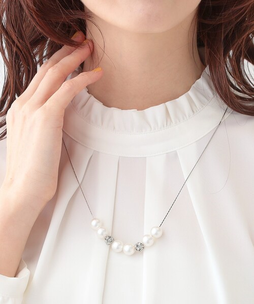 SHOO・LA・RUE（シューラルー）の「シュリンクパールネックレス（ネックレス・レディース・ピンクゴールド/ゴールド/シルバー・00）」の4枚目の写真