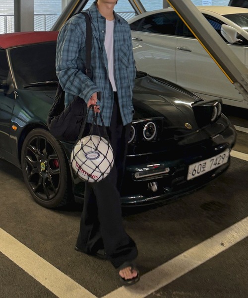 ASCLO（エジュクロ）の「【UNISEX】ASCLO／グレンチェックシャツ（シャツ/ブラウス・レディース・チャコールグレー/ブルー・FREE）」の19枚目の写真