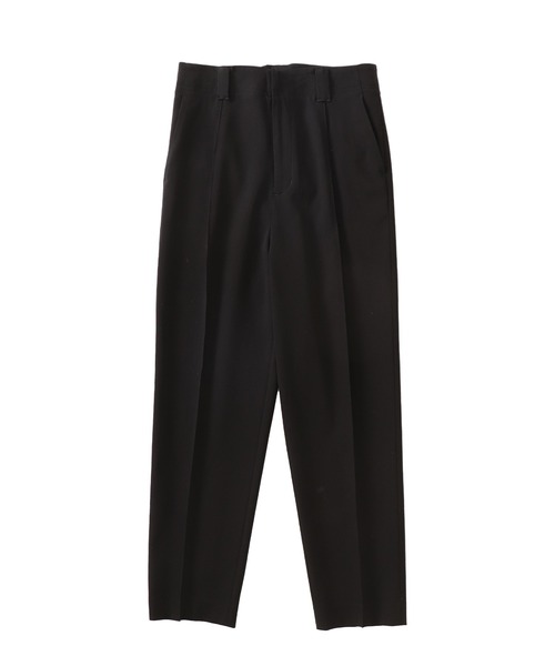 DRESSLAVE（ドレスレイブ）の「cuprime stretch tarperd trousers(キュプラストレッチテーパードトラウザー)（スラックス・レディース・ベージュ/ブラック・36/38）」の2枚目の写真