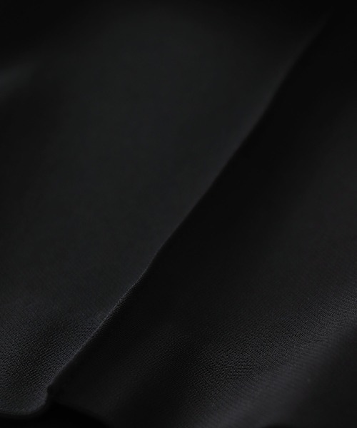 DRESSLAVE（ドレスレイブ）の「cuprime stretch tarperd trousers(キュプラストレッチテーパードトラウザー)（スラックス・レディース・ベージュ/ブラック・36/38）」の19枚目の写真