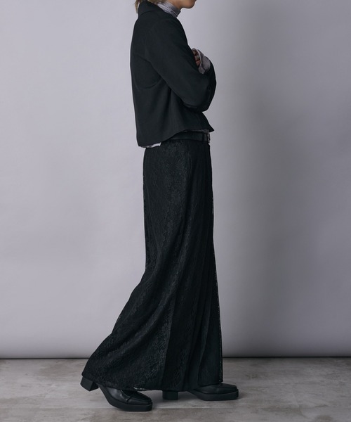 Ellno Loset(エルノロゼット)の「レースレイヤードパンツ(その他パンツ・メンズ・ブラック/ブルーグリーン・X-SMALL/SMALL/MEDIUM/LARGE)」の22枚目の写真