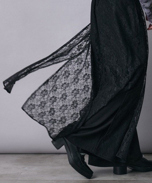 Ellno Loset(エルノロゼット)の「レースレイヤードパンツ(その他パンツ・メンズ・ブラック/ブルーグリーン・X-SMALL/SMALL/MEDIUM/LARGE)」の17枚目の写真