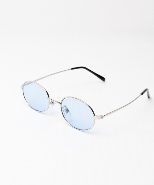 シルバーオーバルフレームサングラス Ray-Ban オーバルフレーム サングラス | シルバートーン