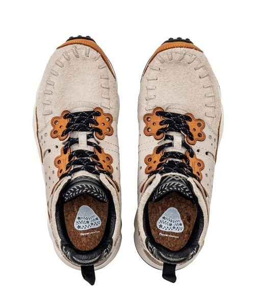 go slow caravan(ゴースローキャラバン)の「Flower MOUNTAIN/フラワーマウンテン MUSTARD WALNUT(スニーカー・メンズ・ベージュ/グレー・27.5cm/26.5cm/26cm/25cm/24.5cm/24cm/23.5cm)」の5枚目の写真